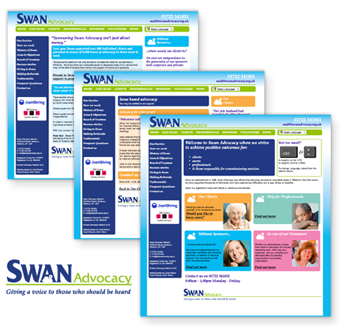 Swan Advocacy - Charity Website Design Wiltshire