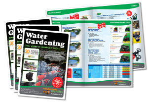 Water Gardening Aquatic Brochure Design 2014