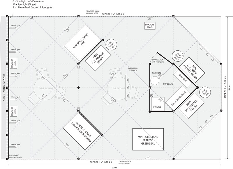 Gordon Low Exhibition Design Shell Scheme Plan