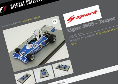 Juice Factory Full Service Design Agency - Online Catalogue Design - Spark Ligier JS5