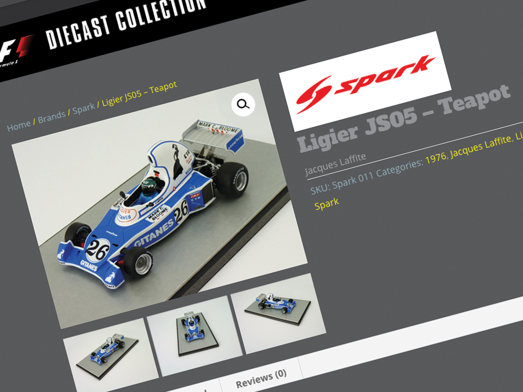 Juice Factory Full Service Design Agency - Online Catalogue Design - Spark Ligier JS5