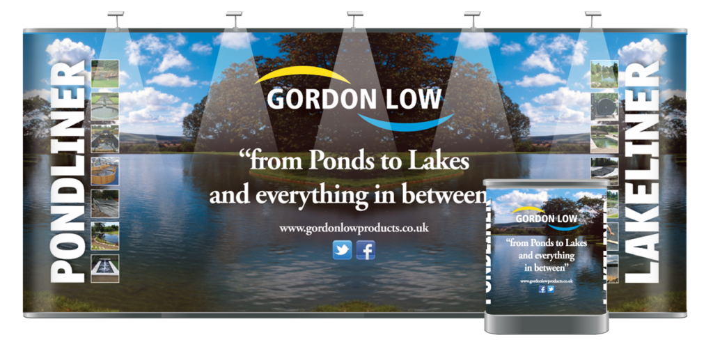 Gordon Low Pond Products Exhibition Design designed by Juice Factory Design