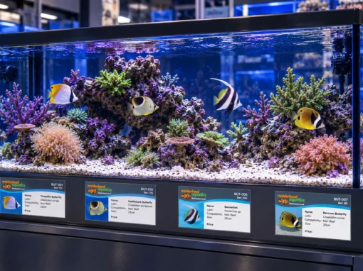 Maidenhead Aquatics Fish Label Design