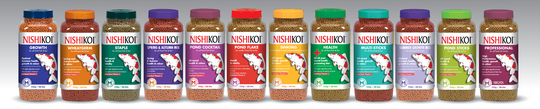 Juice Factory Full Service Design Agency - Nishikoi Fish Food Packaging Design