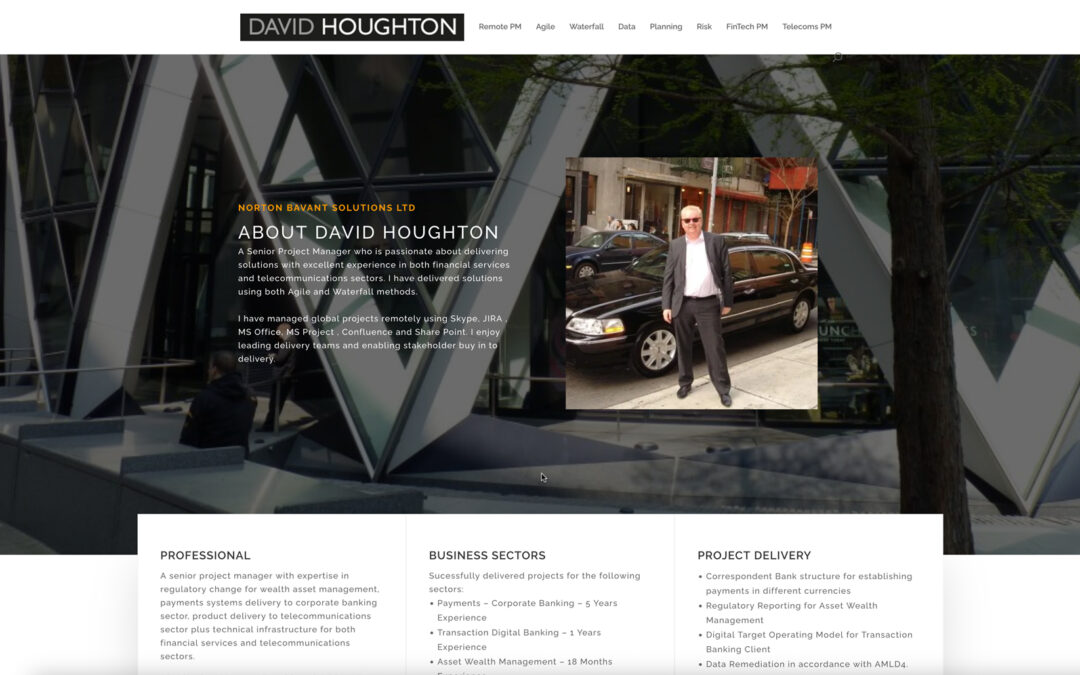 David Houghton Project Manager Website Design
