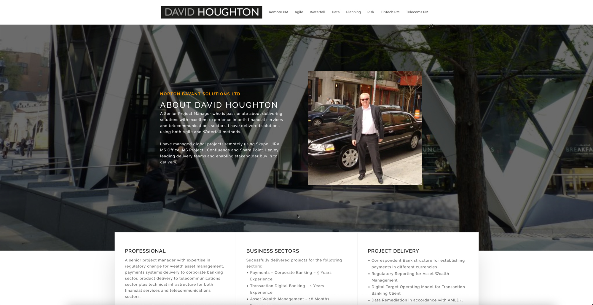 David Houghton Project Manager Website Design