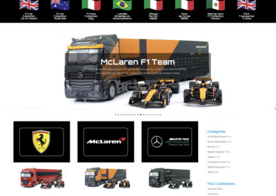 F1 Diecast Models – Online Catalogue Website
