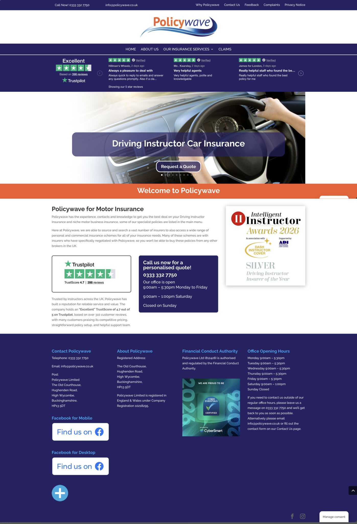 Policywave-Website-Design-by-juice-factory-devon