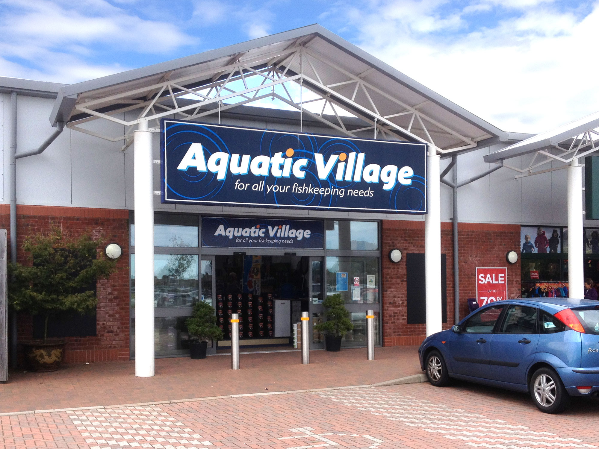 Juice Factory | Aquatic Village | Storefront Signage Design
