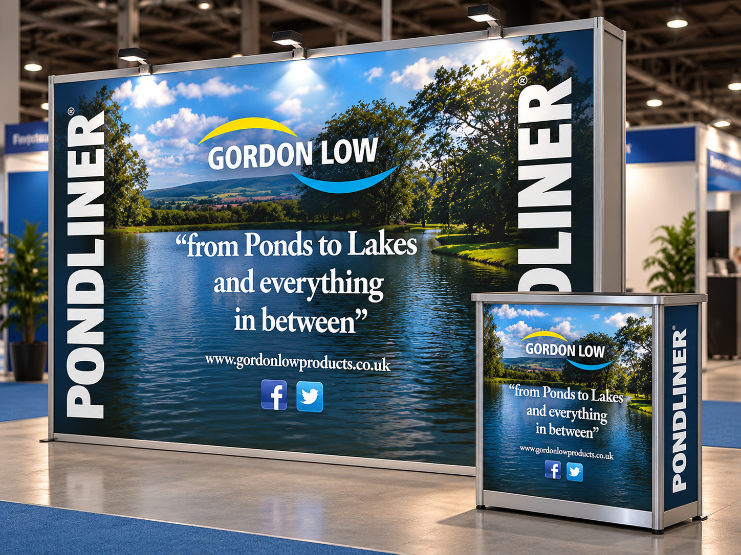 Gordon Low Pondliner Exhibition Stand