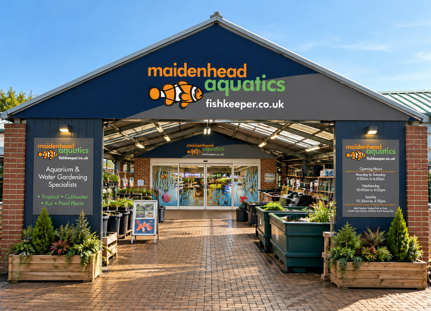 Juice Factory | Aquatic Village | Storefront Signage Design