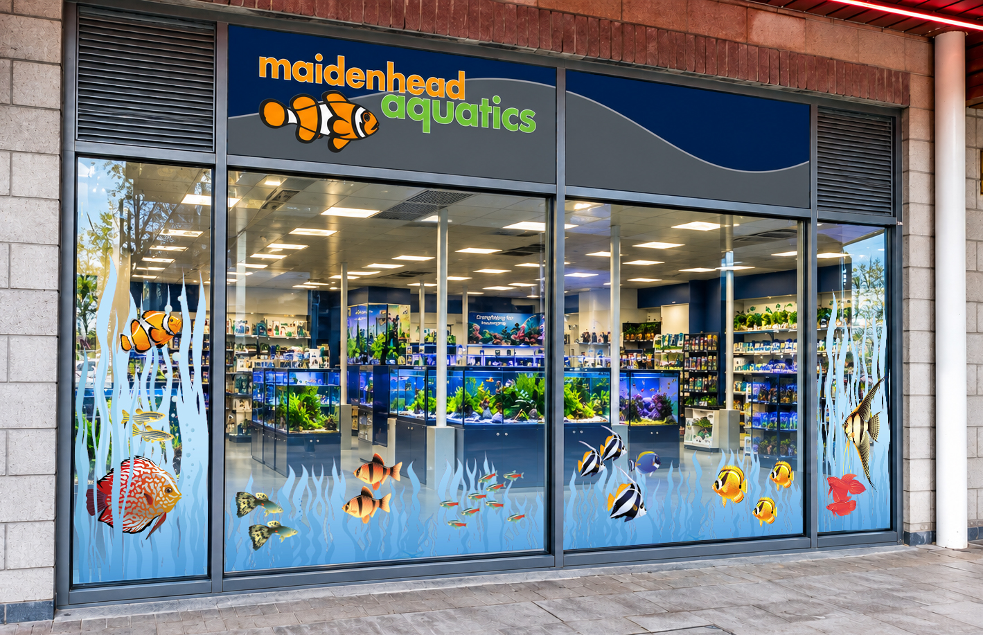 Juice Factory | Aquatic Village | Storefront Signage Design