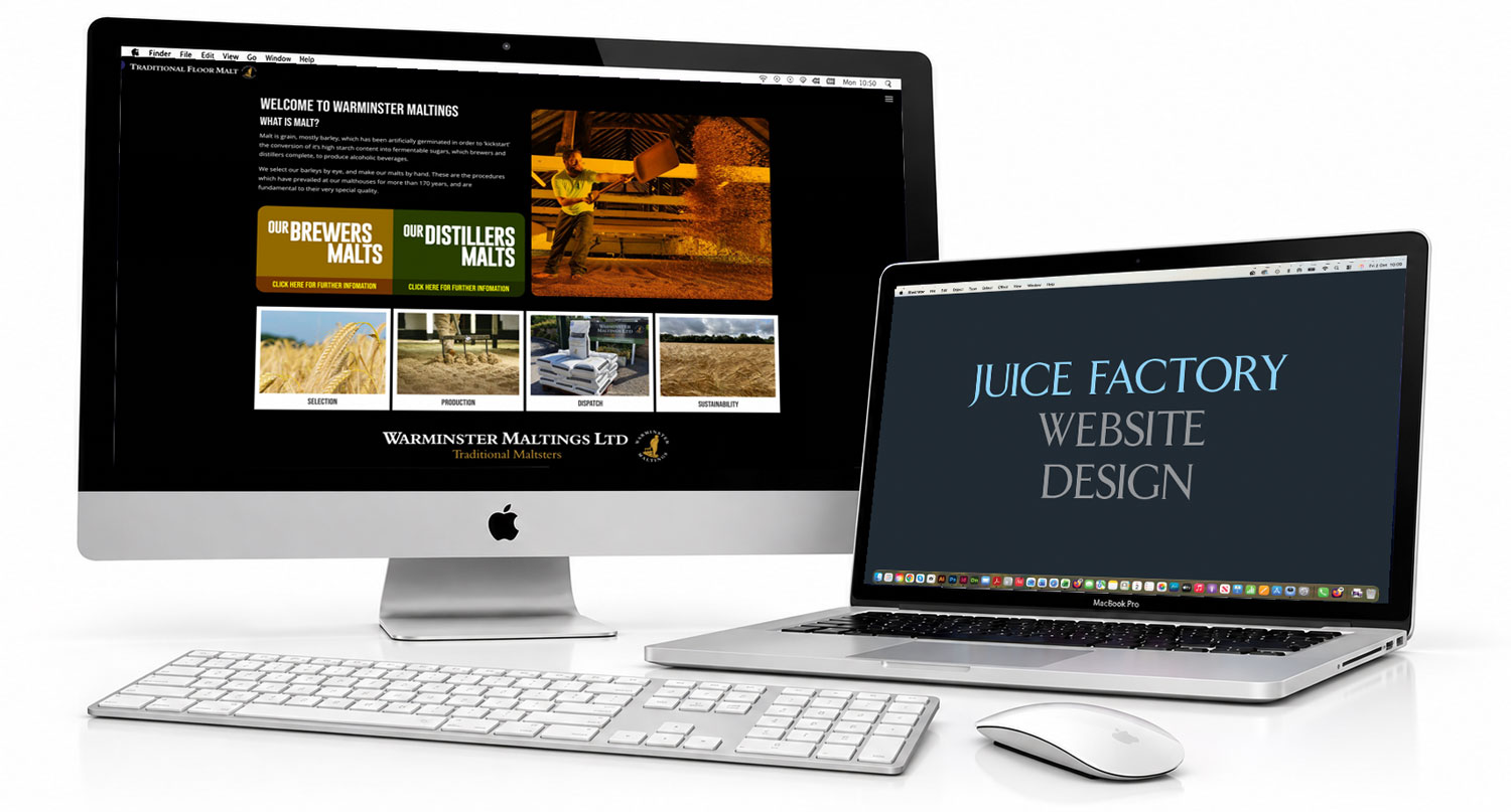 Warminster Malt Website Design - Juice Factory Design